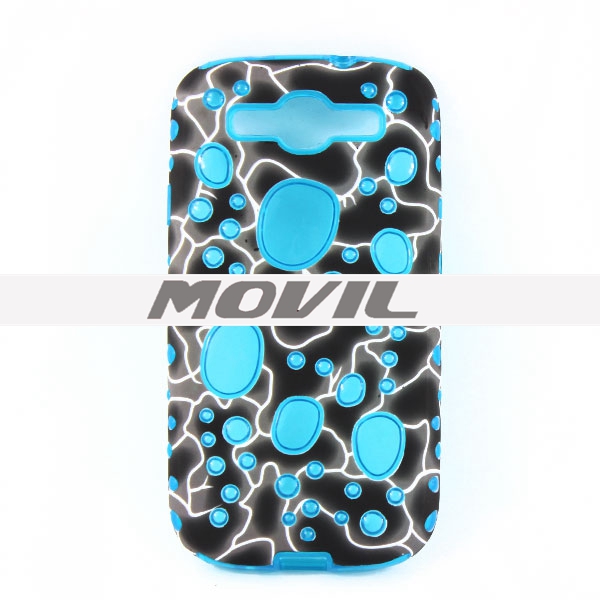 NP-2496 Burbujas de color funda para Samsung Galaxy S3 I9300-6